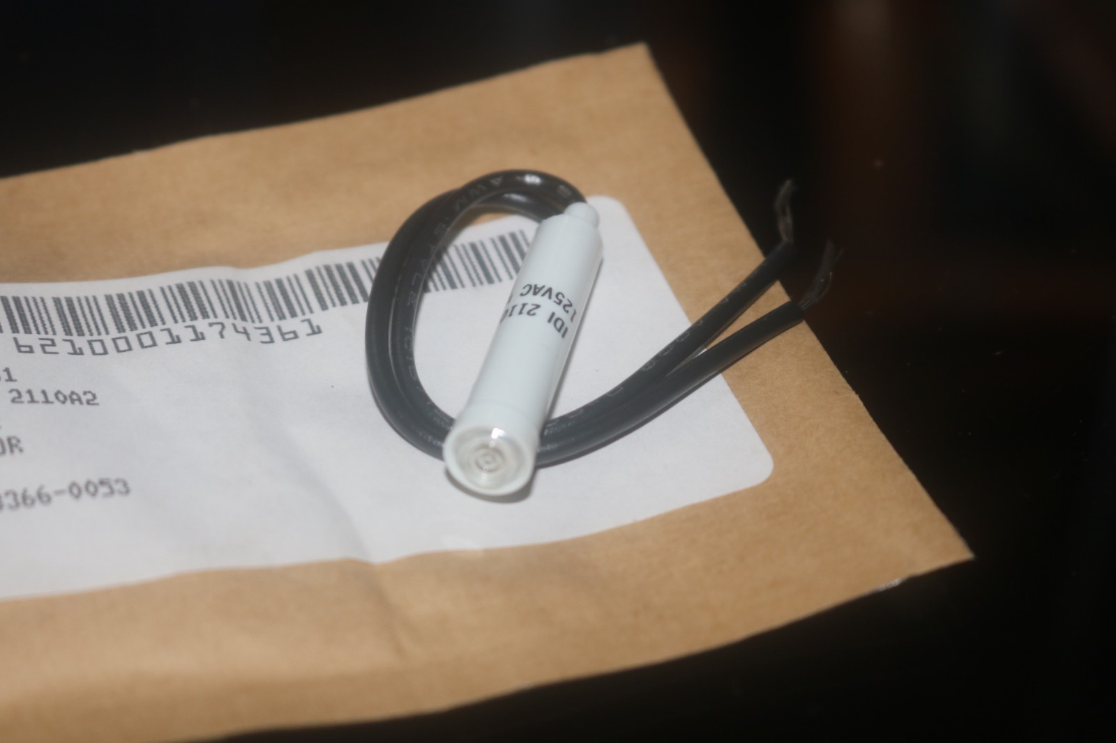 NOS Chicago Miniature neon panel indicator light PN 2110A2 6210-00-117-4361