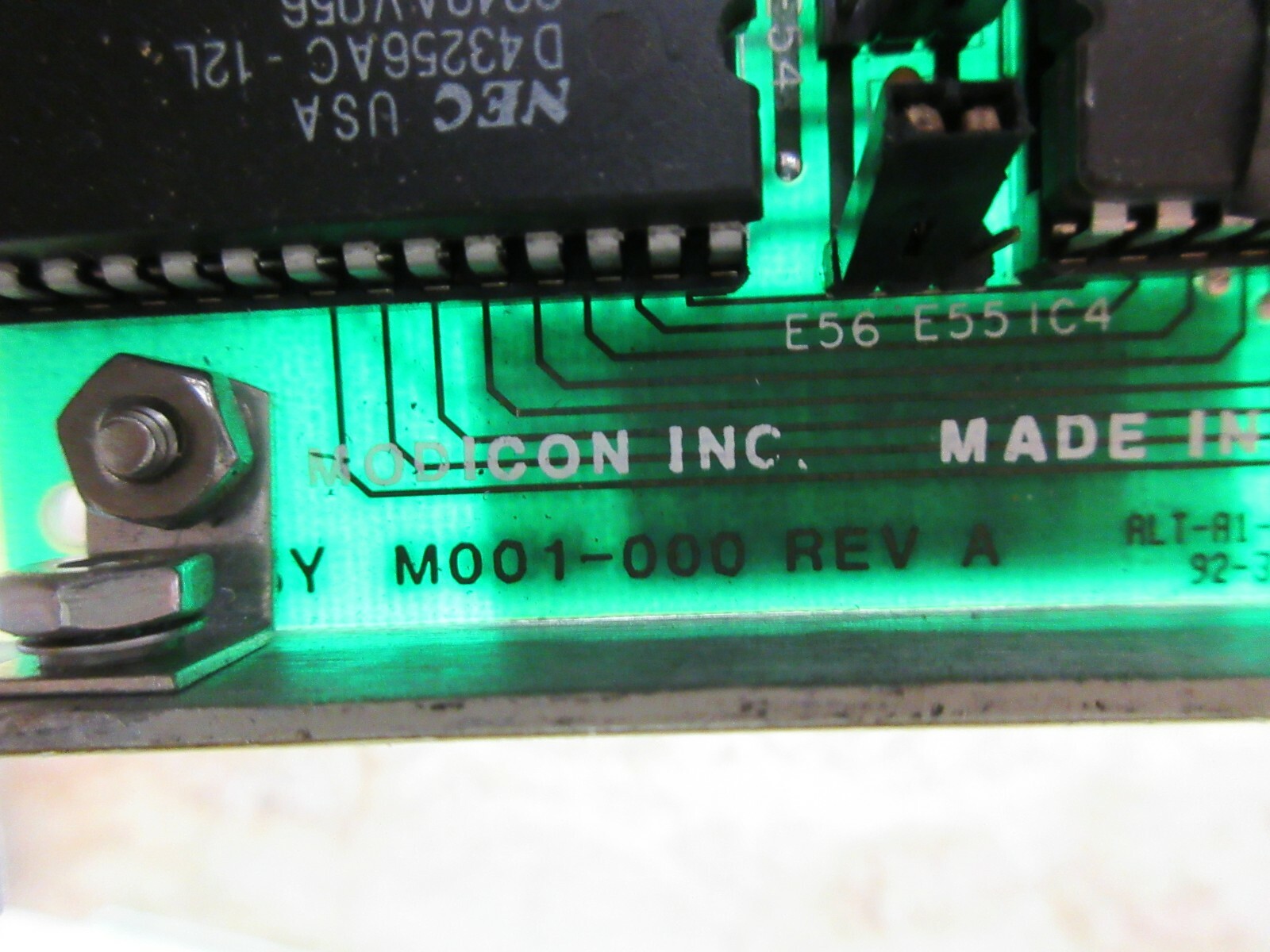 MODICON CIRCUIT BOARD M001-000 REV.A