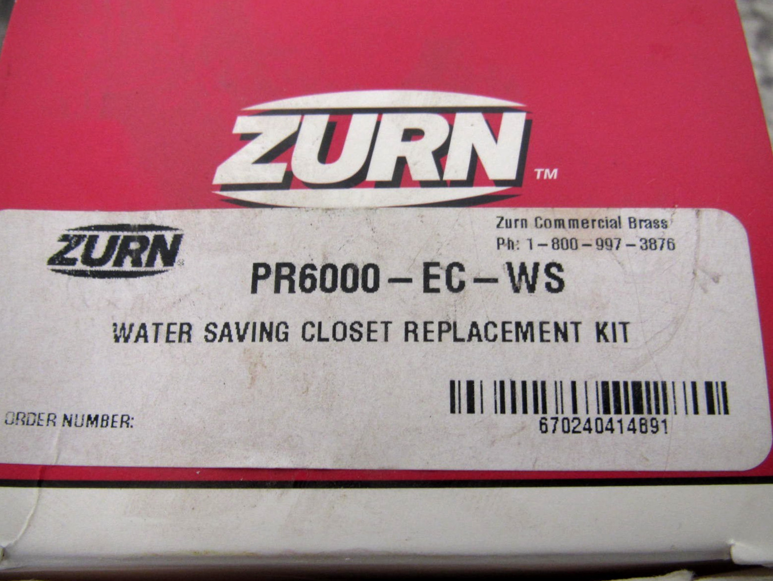 New Zurn PR6000-EC-WS AquaSense / RetroFlush Urinal Repair Kit Free Shipping