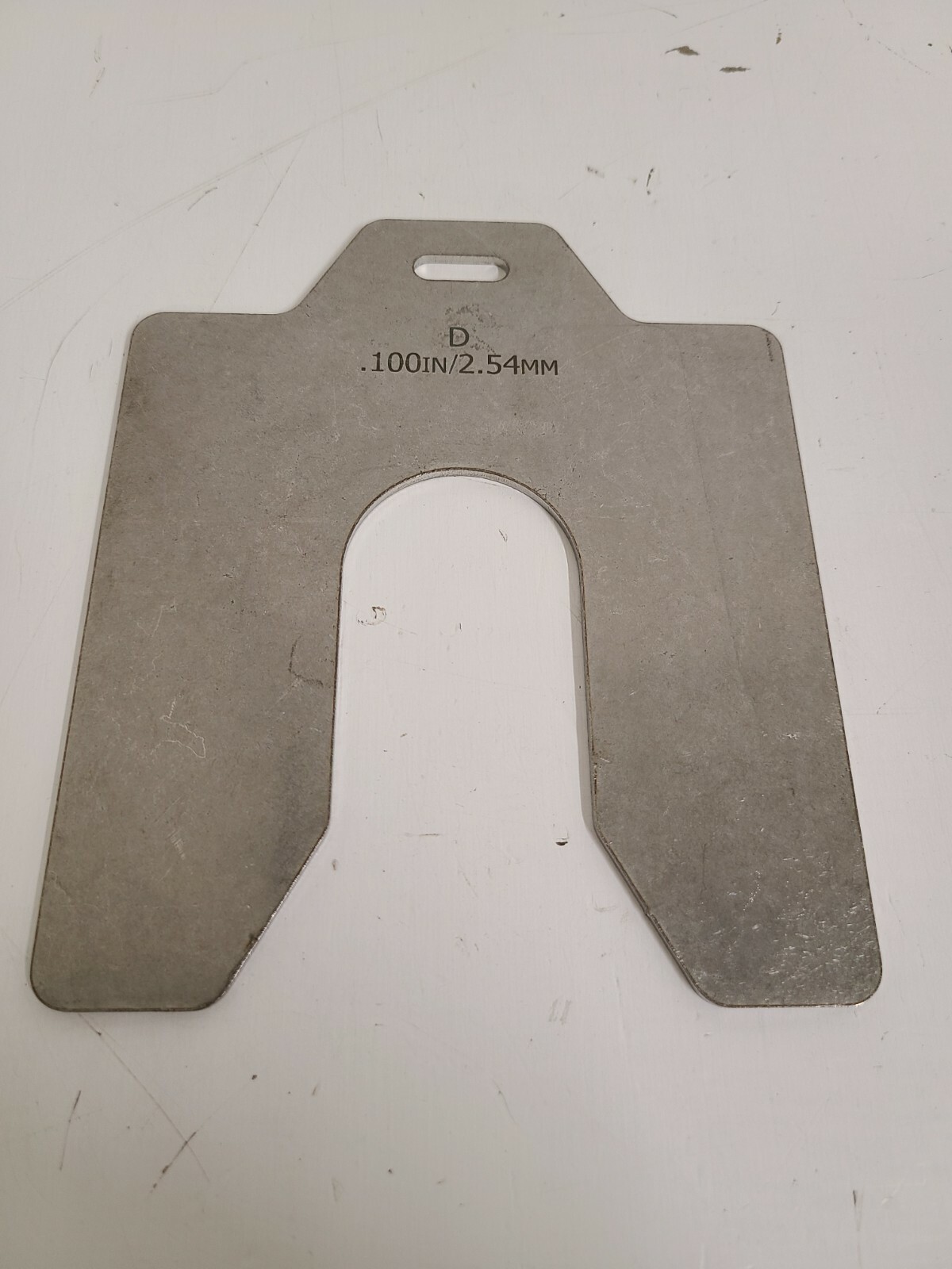 BOX OF (5) NEW OLD STOCK! MAUDLIN 5″x5″x0.1″ STAINLESS STEEL SLOTTED SHIM MSD100