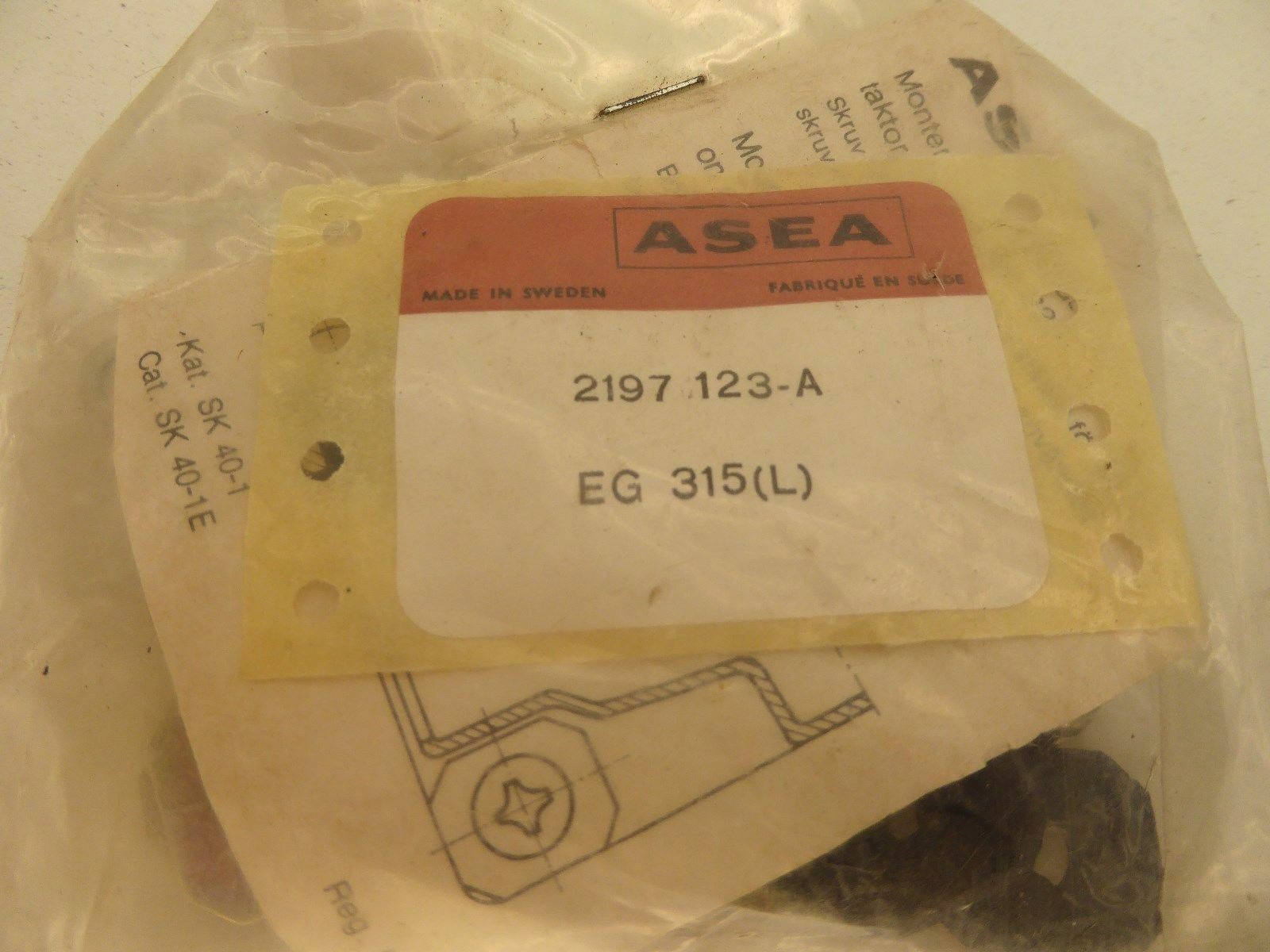 Asea 2197-123A Dampening Device EG 315L NEW