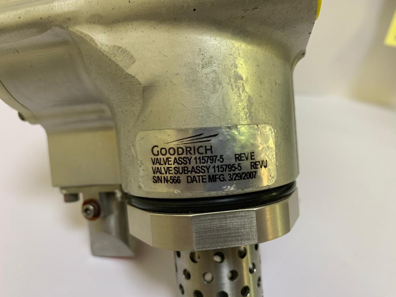 GOODRICH / Valve Assy – 115797-5 / Valve Sub-Assy 115795-5
