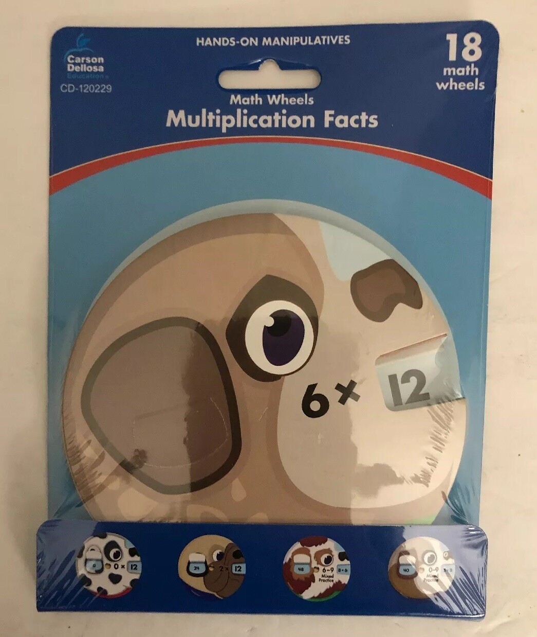 Ez-Spin, Multiplication Game, Grades 3-5, 18/Pack