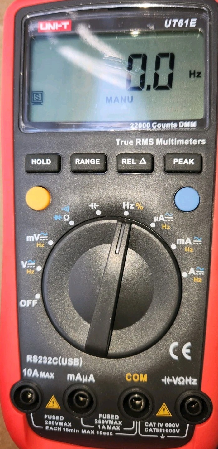 Uni-T UT61E UT-61E Modern Digital Auto Mutimeter Tester DMM AC/DC Used Excellent