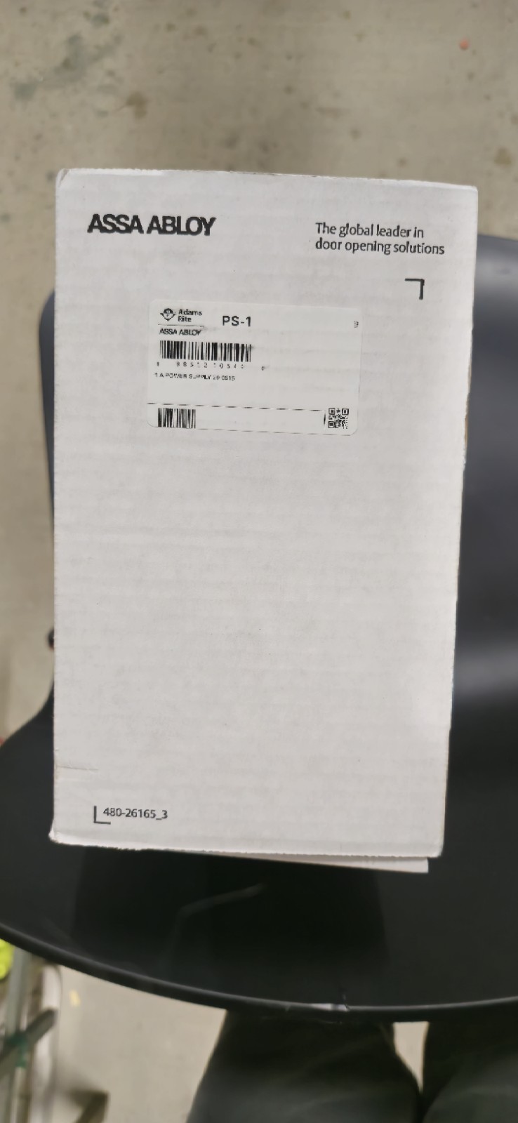 ASSA ABLOY/Adams-Rite. MODEL PS-1. 1 A POWER SUPPLY 29-0615.