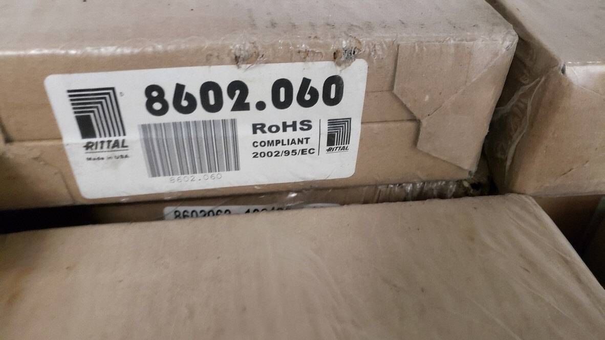 NEW OEM Rittal Base Trim Panels 8602.060 8602-060 8602060 (Box of 2)