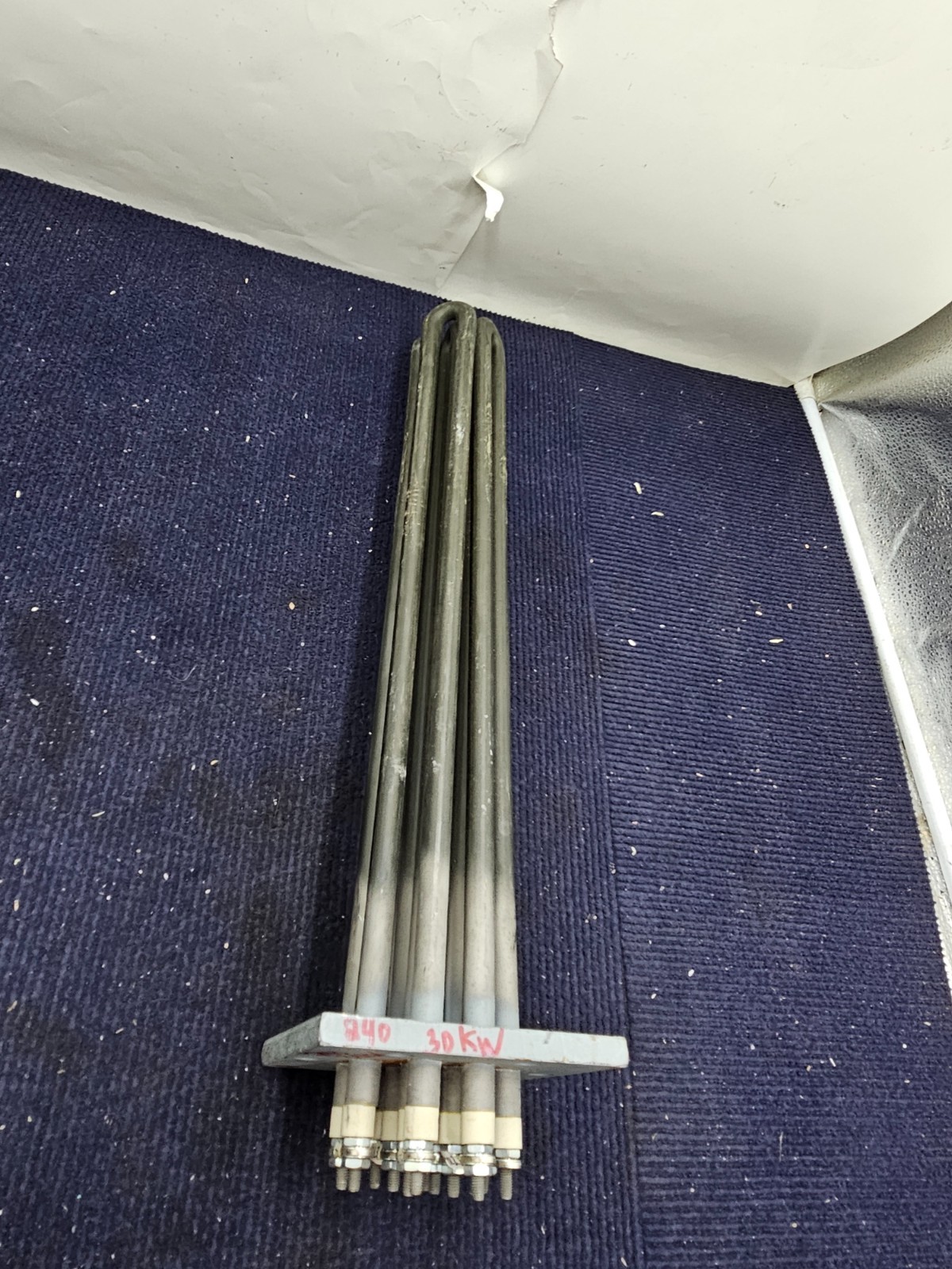WATLOW 7-29-79-2 0537 3PH Immersion Heater 240V 30KW 19″ Length