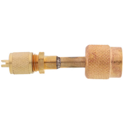 DiversiTech 1/4 X 1/2 Male Flare X FPT Brass Mini-Split Valve Adapter