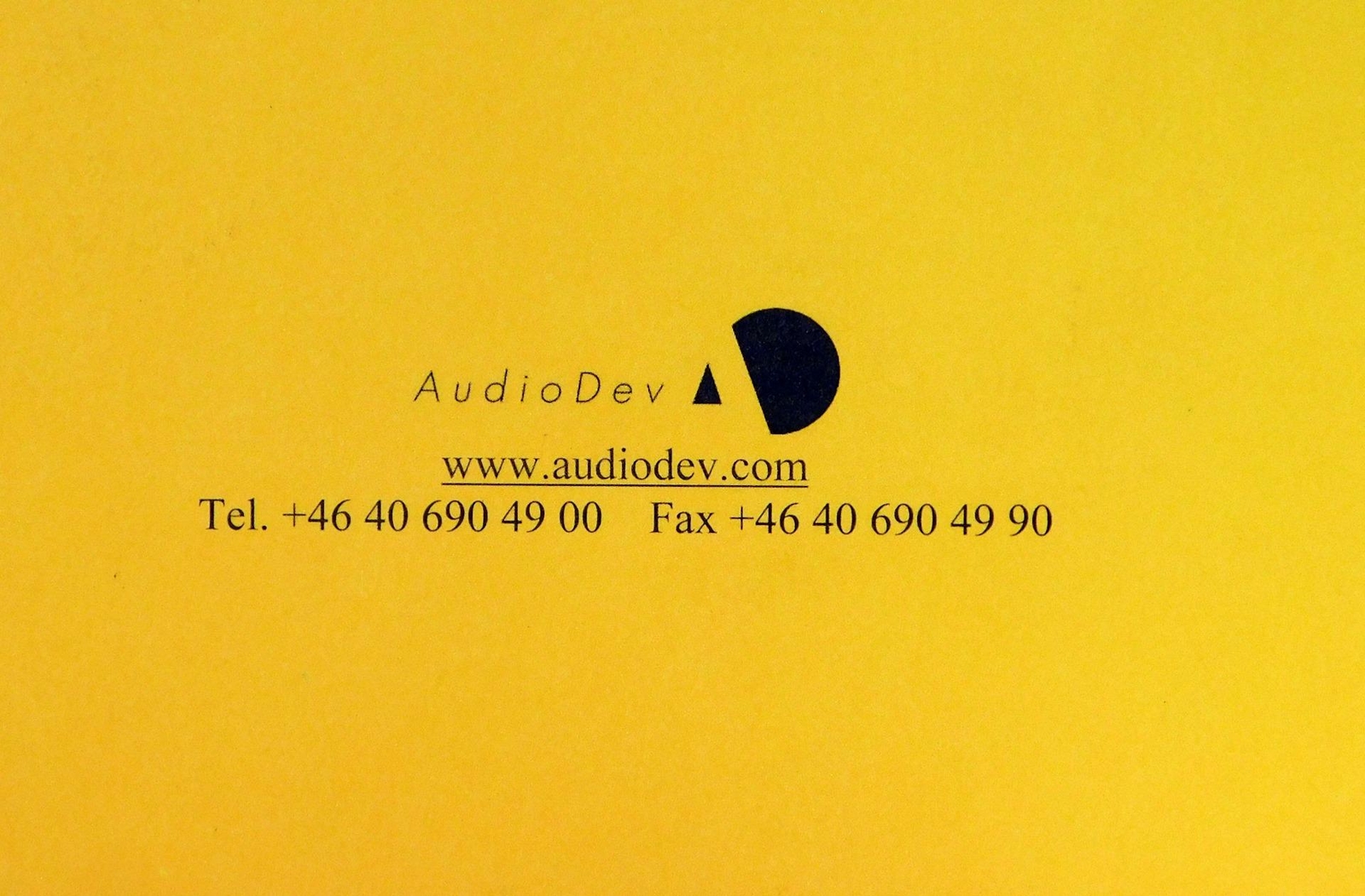 Audio Development Installation Instruction Manual CATS D400 DVD 4x Version 1.0