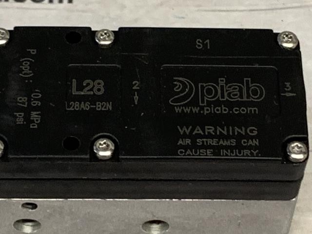 NEW PIAB Vacuum Pump – L28A6-B2N w/Warranty