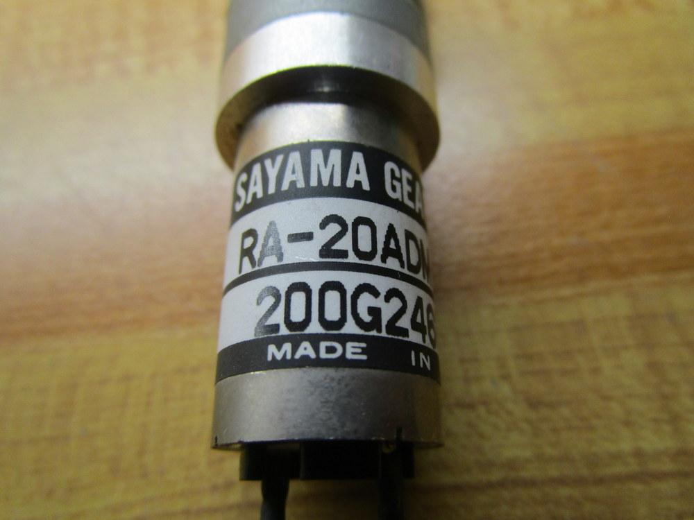 Sayama RA-20ADM-SDK1 Gear Motor RA20ADMSDK1