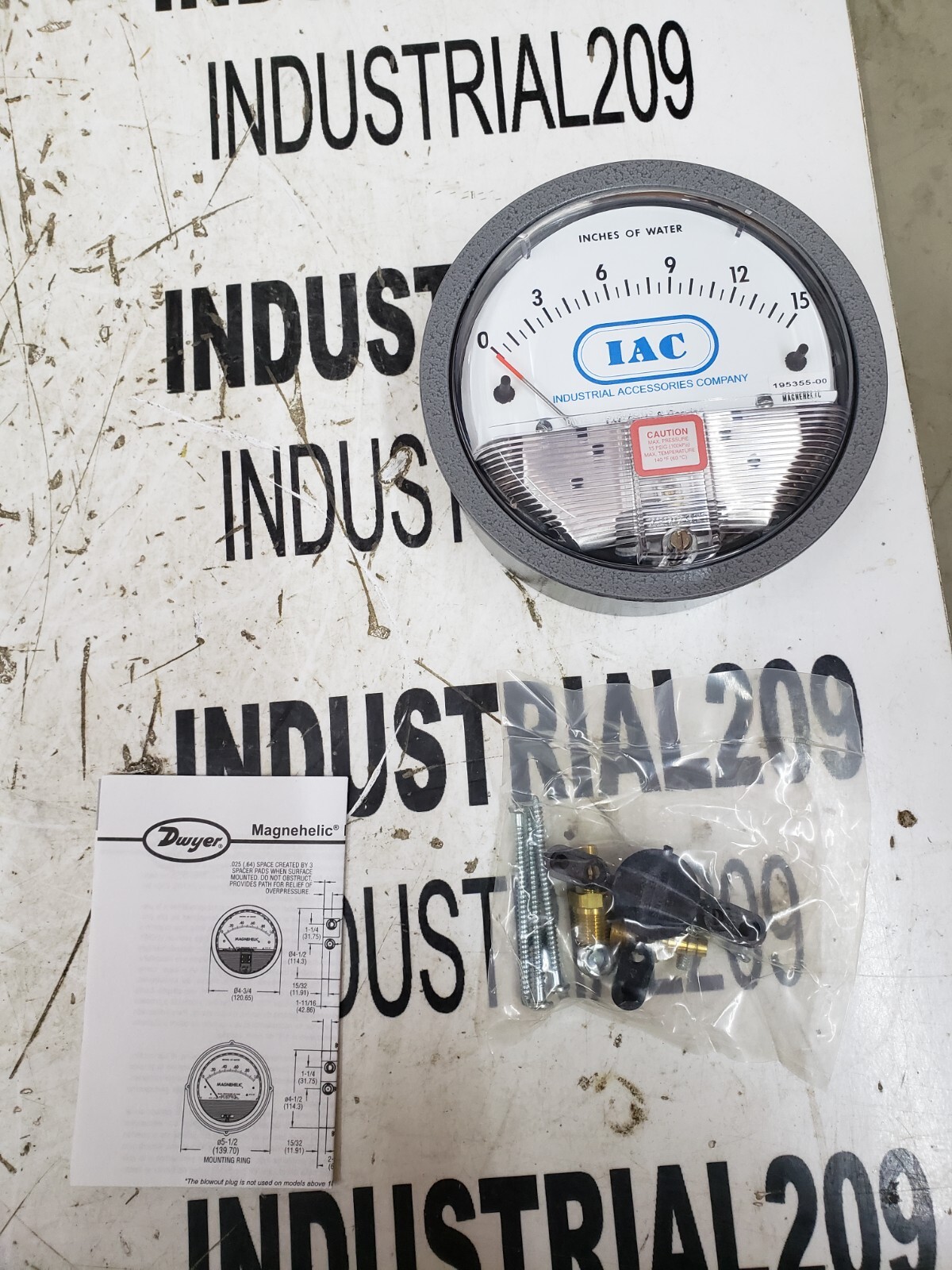 DWYER W23AA JF IAC GAUGE
