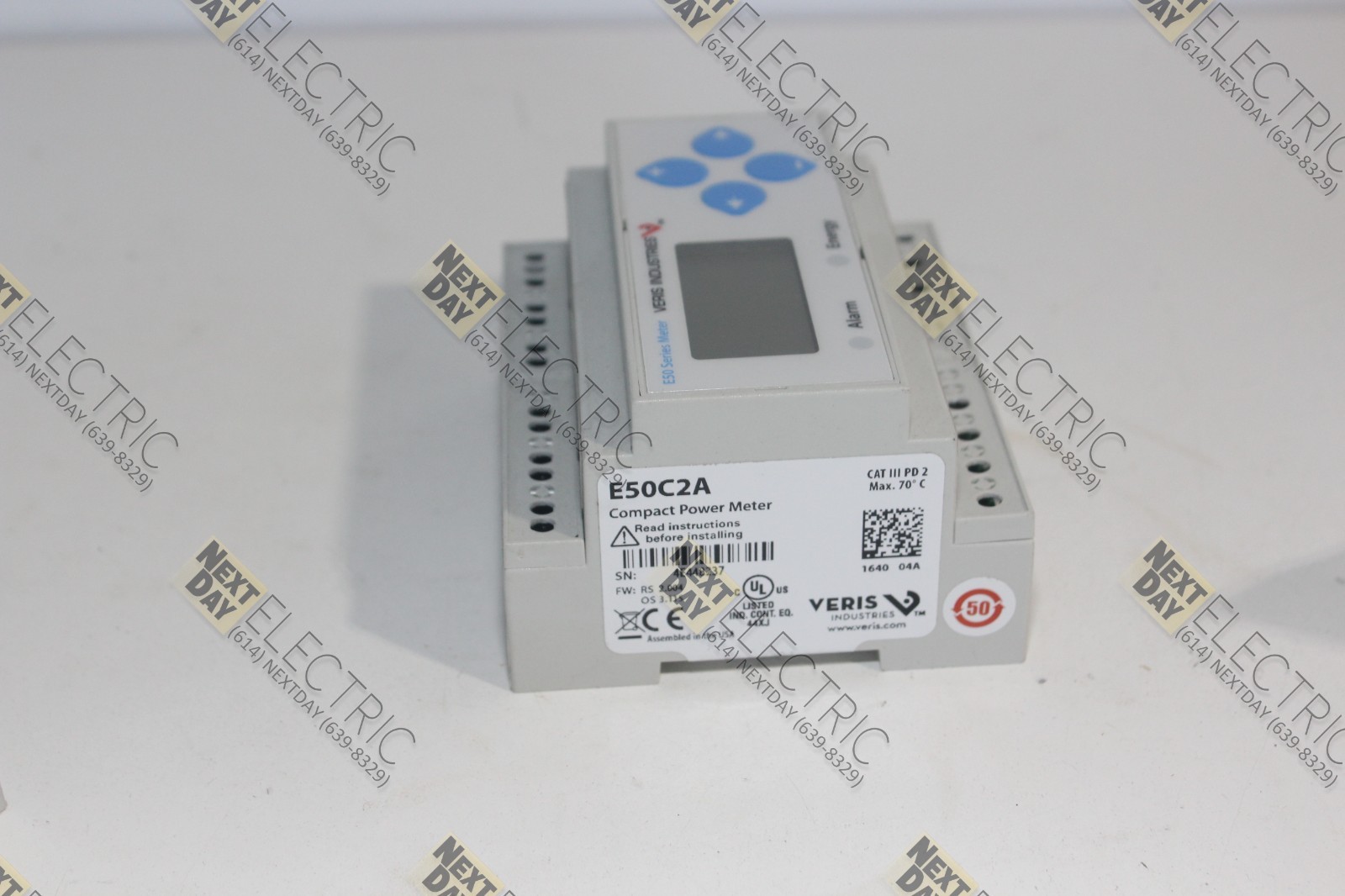 Veris Industries, E50C2A, Controller Power Monitoring & Protection Meter Energy