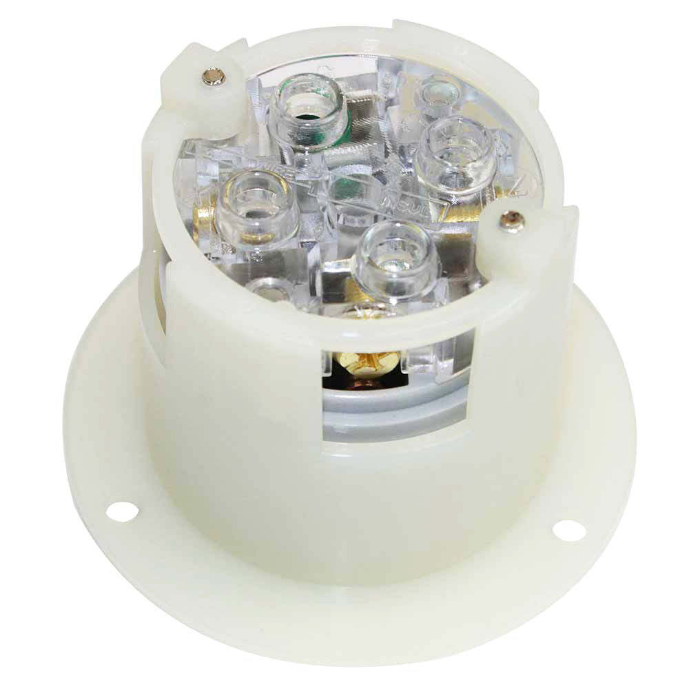 NEMA L16-20R 3 Pole 4Wire 20A 480V Heavy Duty Twist Lock Receptacle Flange
