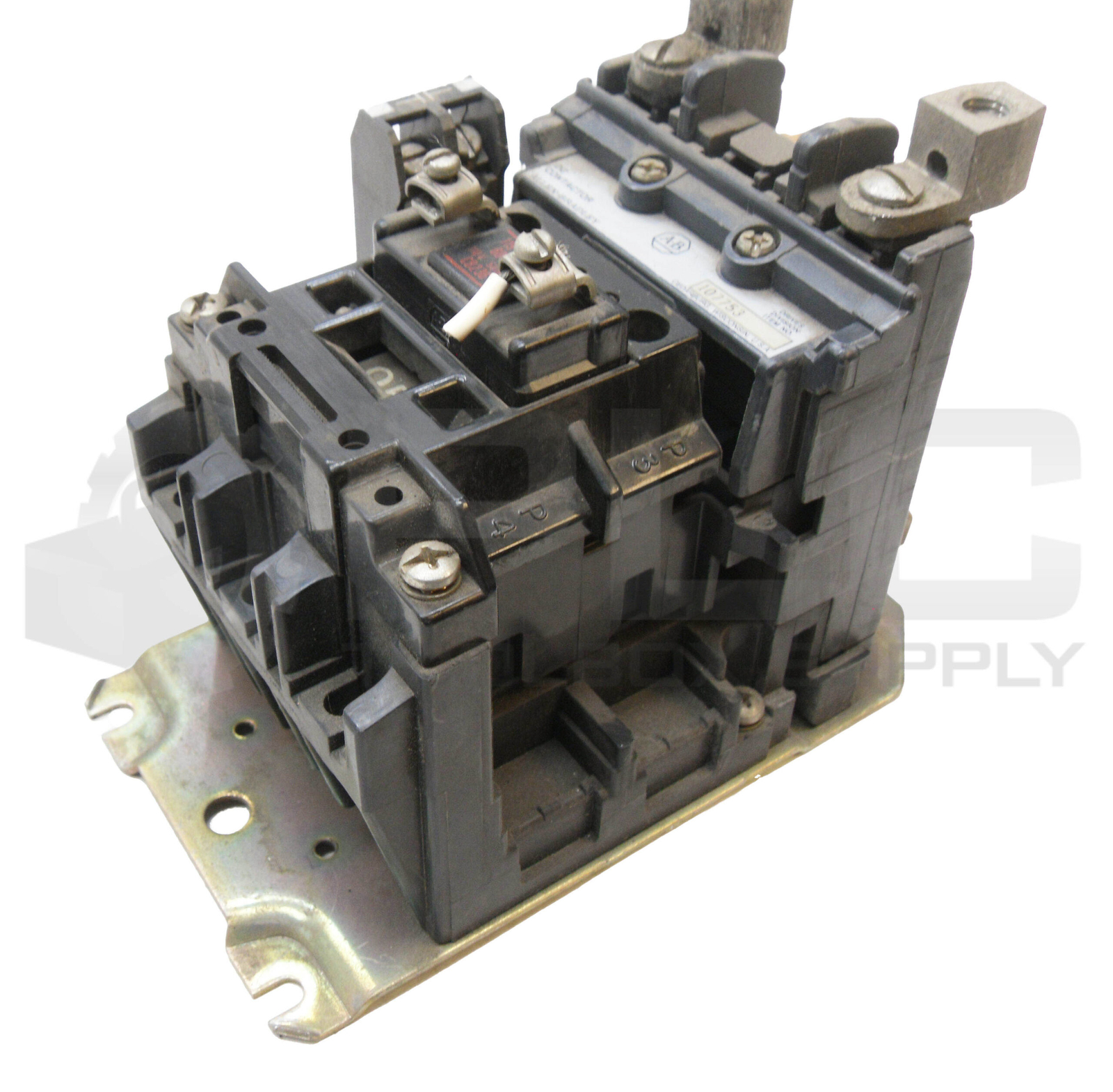 ALLEN BRADLEY 107753 DC CONTACTOR W/ CB236 COIL W/ 40495-458-04 CONTACT
