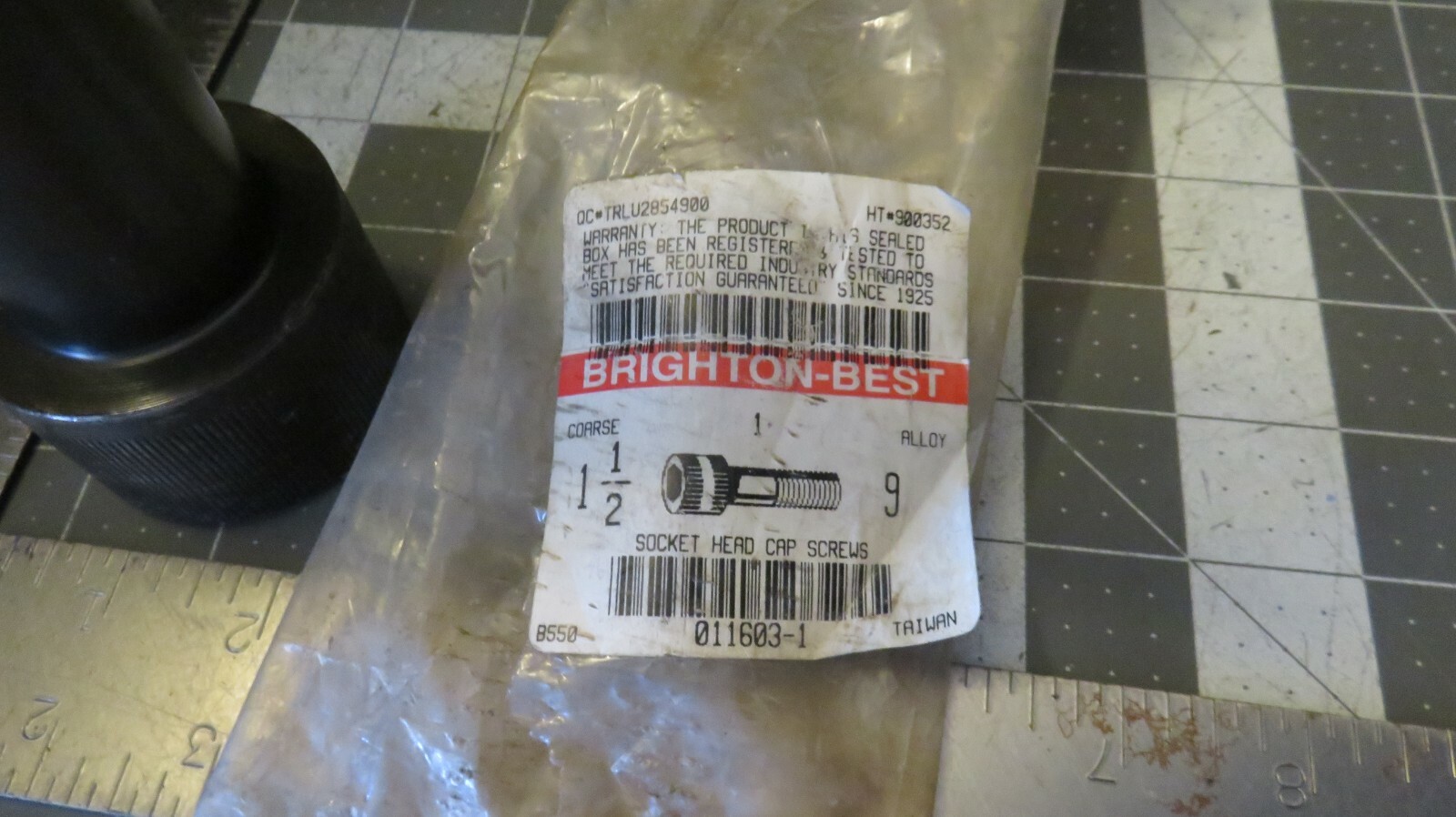 Brighton-Best 1-1/2-6 x 9″ Socket Head Cap Screw
