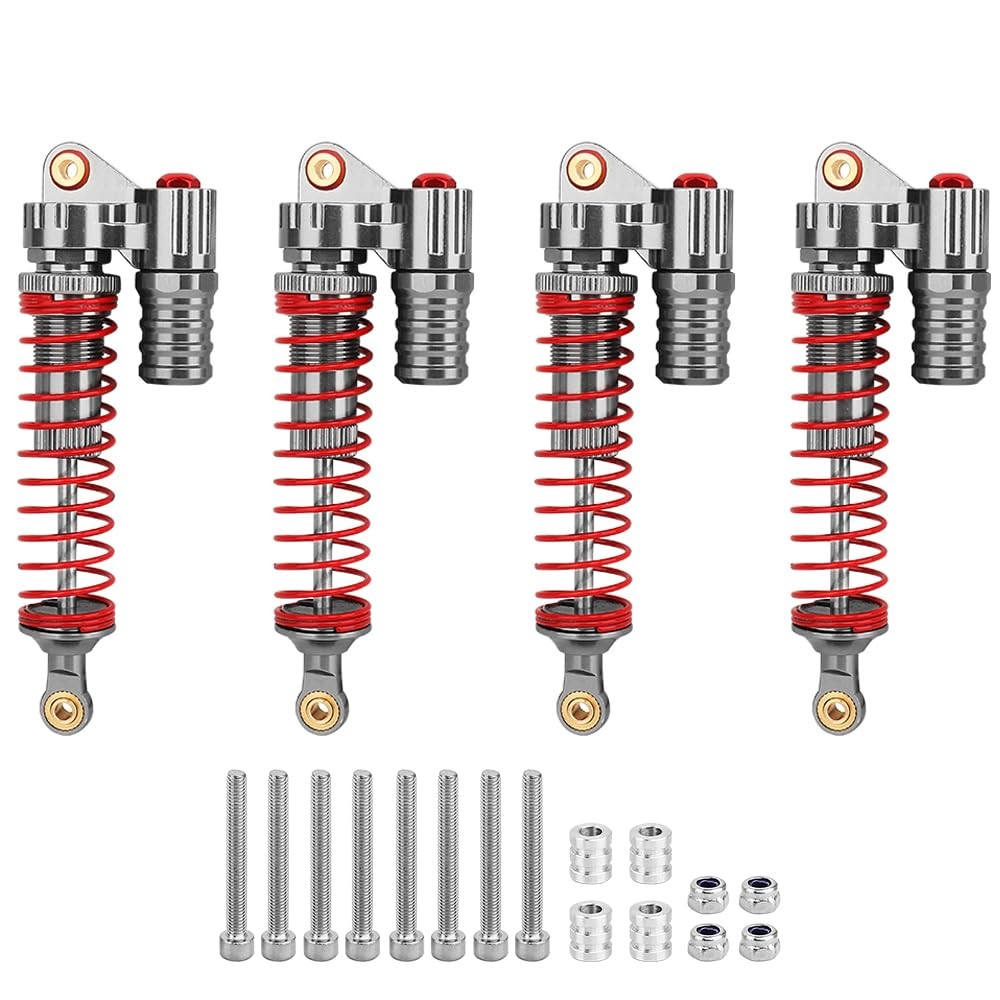 Pothyes Aluminum Adjustable Piggyback Shock Absorber Oil Damper for Axial SCX…