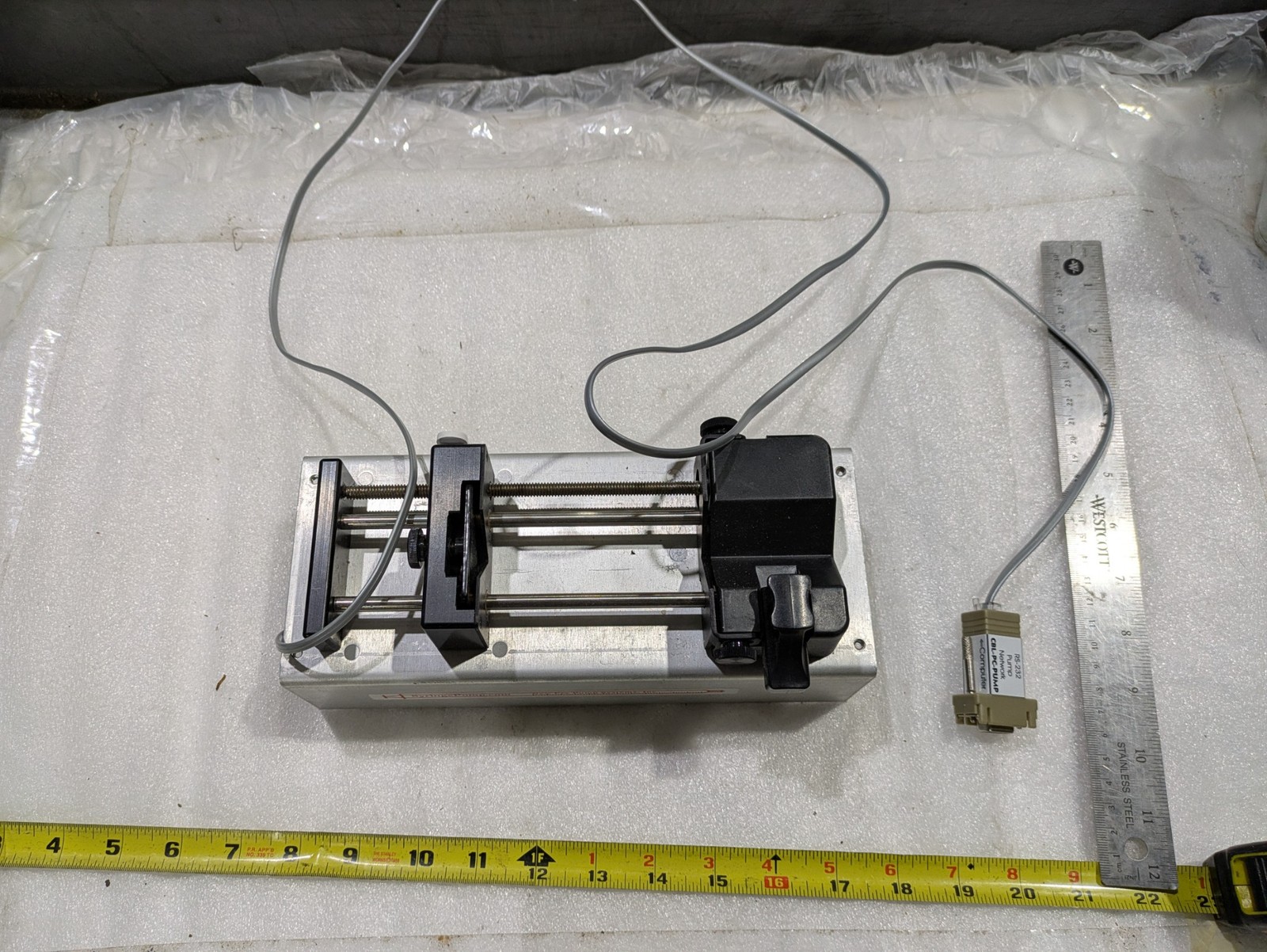 NEW ERA PUMP SYSTEMS NE-501X2 12VDC 0.75AMPS CBL-PC-PUMP RS-232 PUMP NETWORK