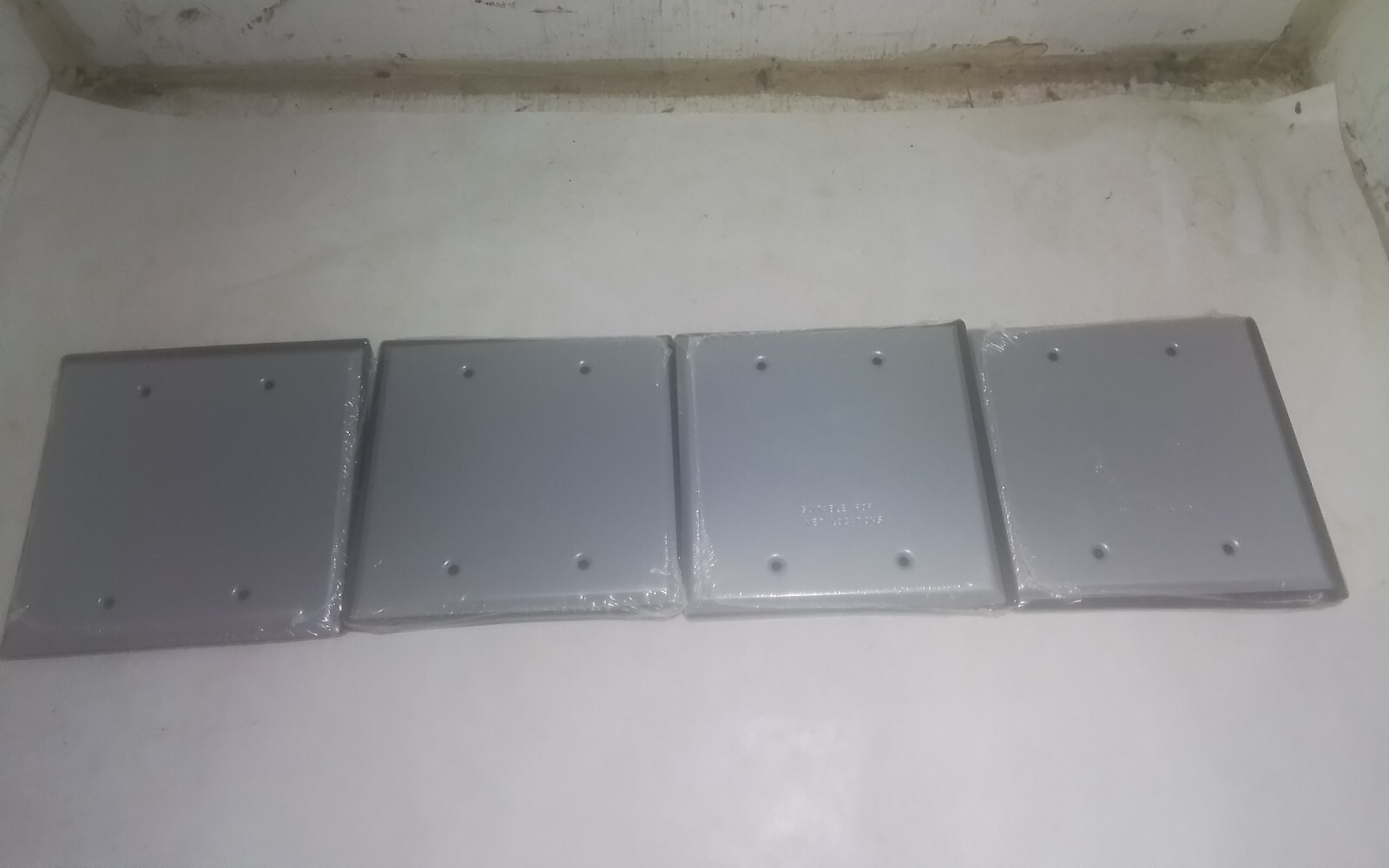 LOT OF 4 Red Dot 2CCB Blank Cover Plate (TV25)