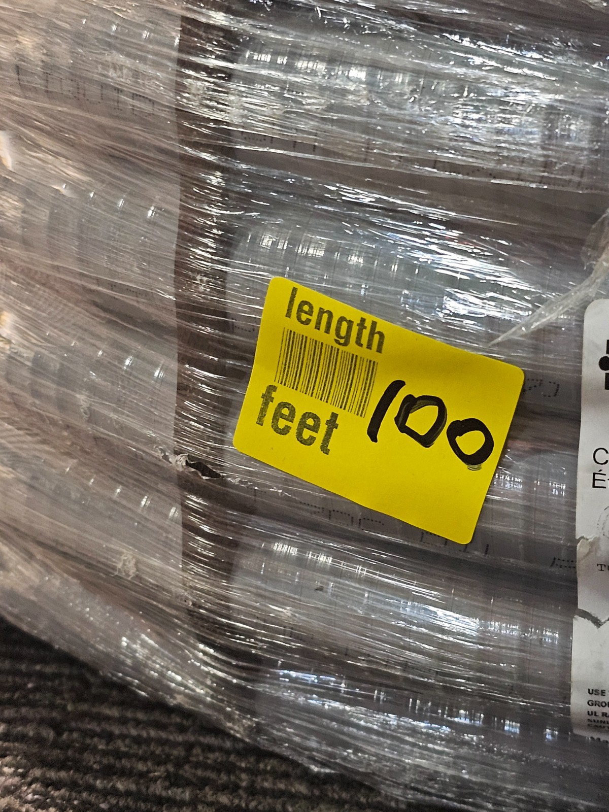 Kwikflex 165011 1 in. Size, 100 ft. L Liquidtight Non-Metallic Conduit Gray