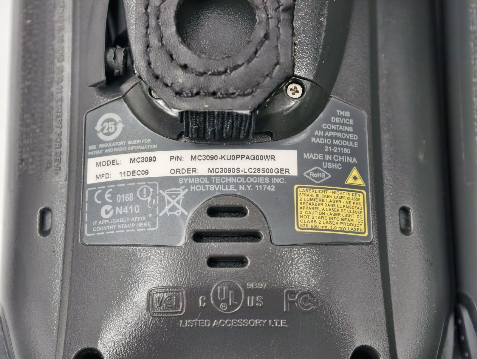 Lot Of 4 Motorola MC3090 Handheld Barcode Scanners W/ Cradles PSU Symbol