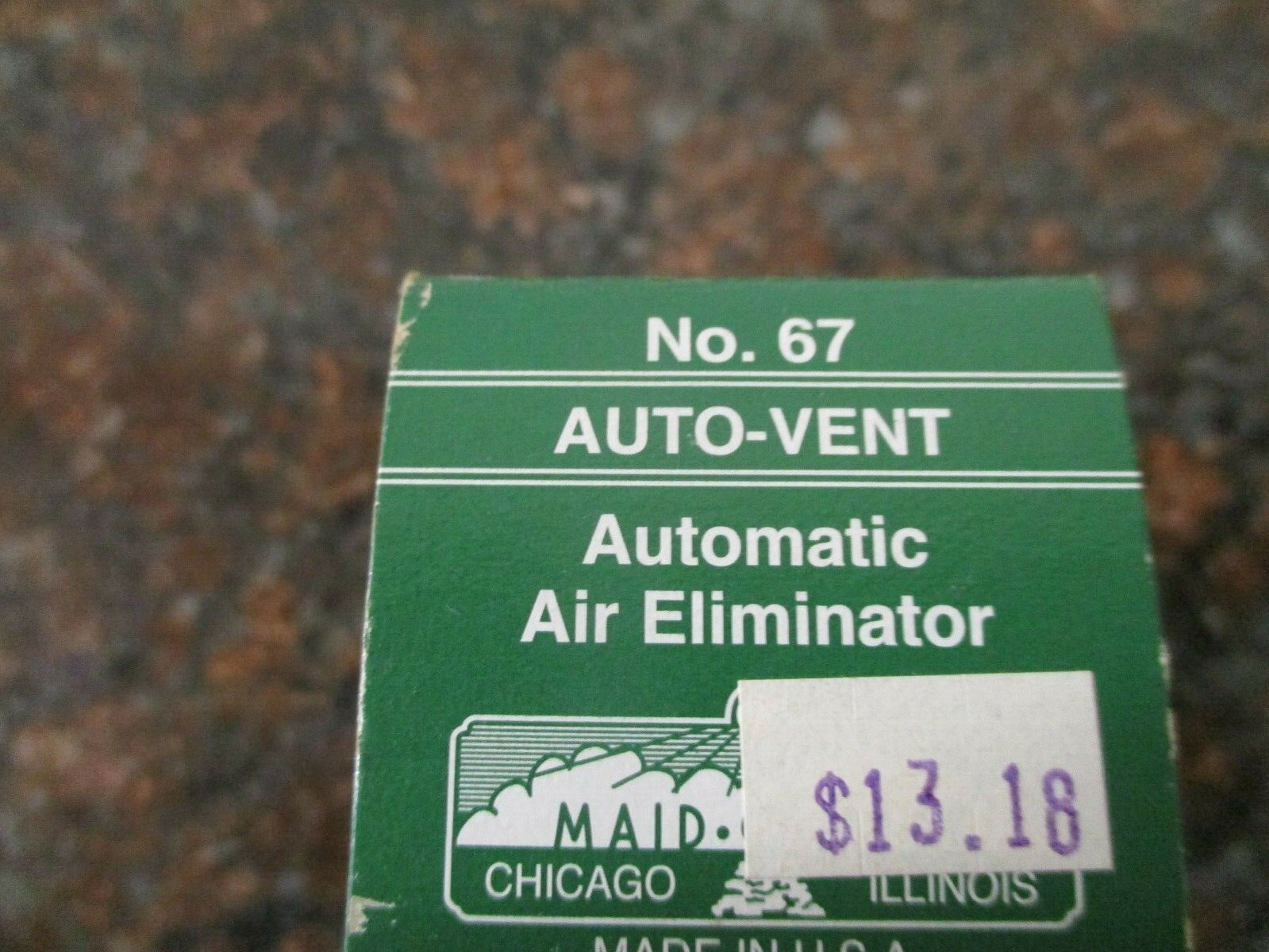 NEW Maid O Mist No 67 Auto vent *FREE SHIPPING*