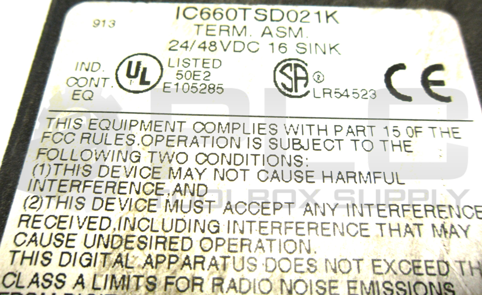GE FANUC IC660TSD021K ELECTRIC MODULE