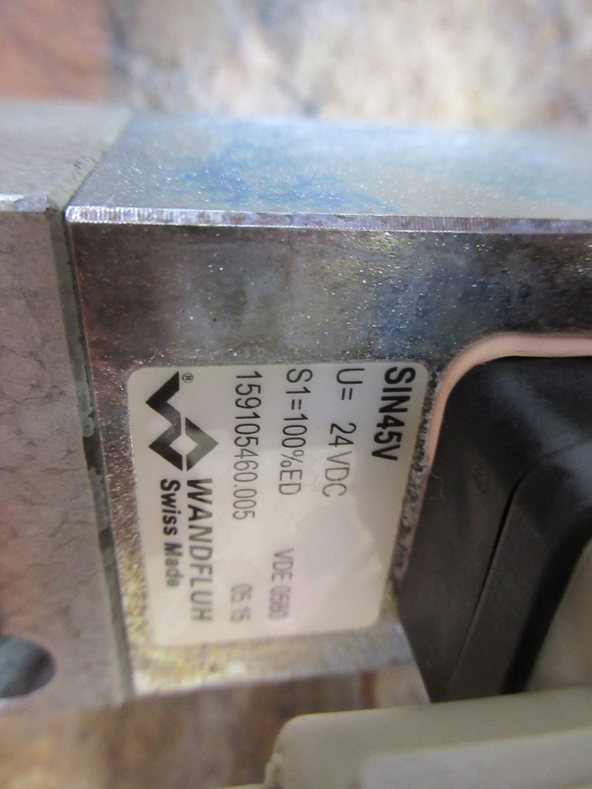 TORNOS BECHLER ENC-164 AM4Z60A WANDFLUH HYDRAULIK SIN45V VALVE