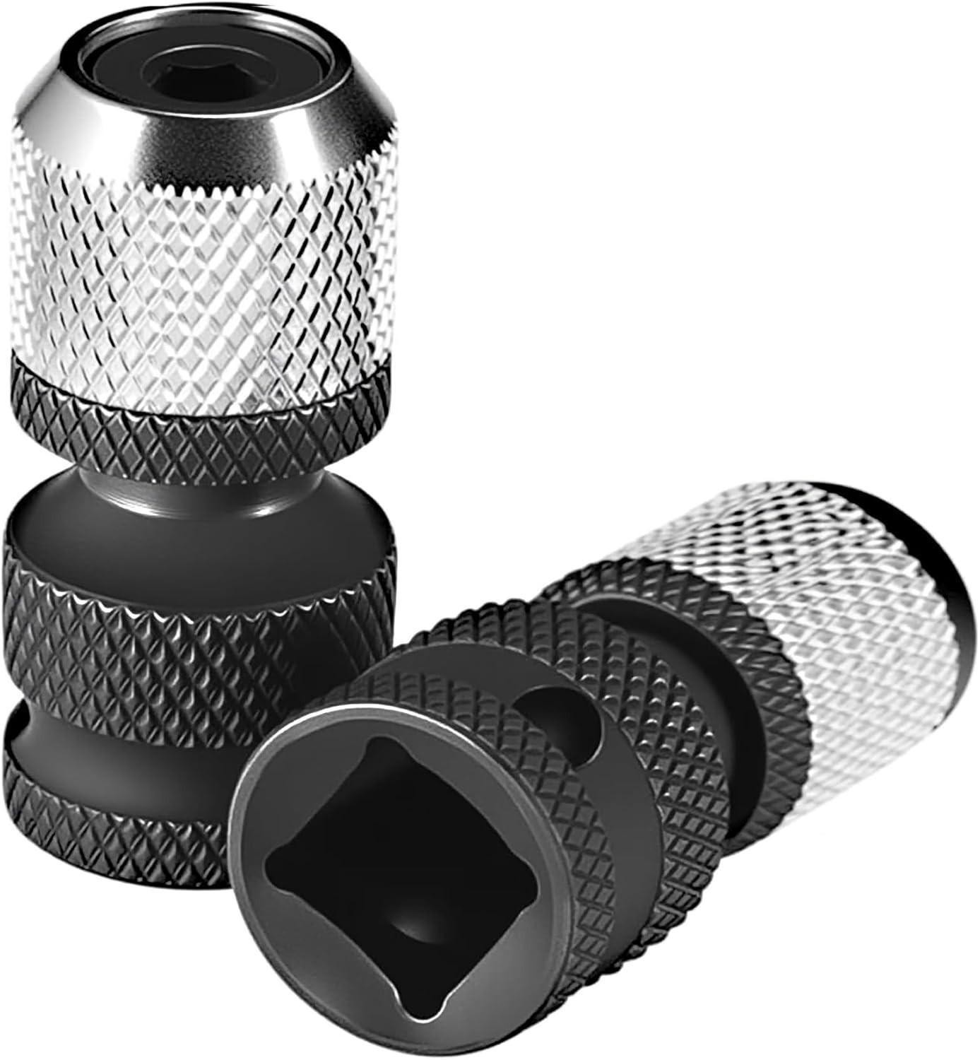2 Adaptador De 1/2 a 1/4 Para Taladro Impacto Heavy Duty Llave Vaso Hexagonal