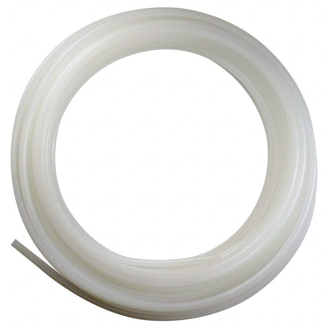 E. James 100 ft. Natural Nylon Tubing 10mm Outside Dia 8mm Inside Dia.