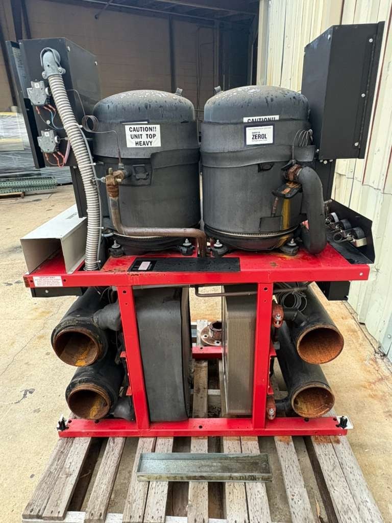 Multistack Water Cooled Chiller Model MS50B1A2W S/N: 11 08 20 w/ SWEP B45X60
