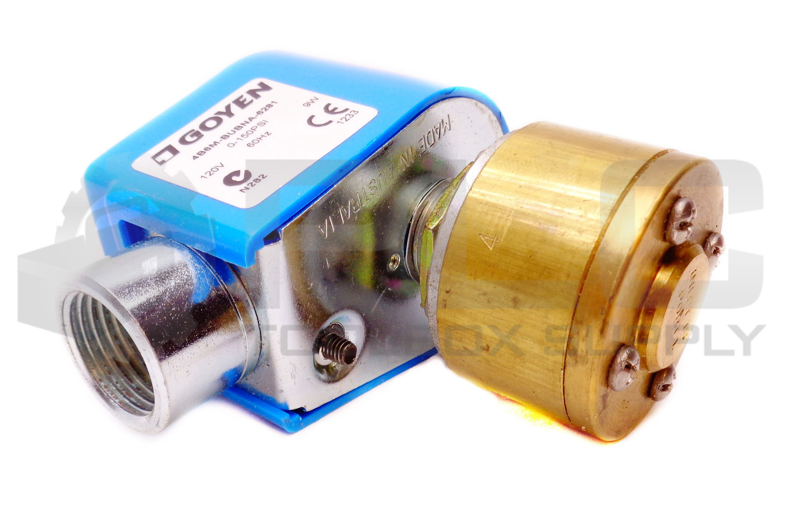 NEW GOYEN 4B6M-BUBNA-6281 SOLENOID VALVE 0-150PSI 120V 60HZ 9W