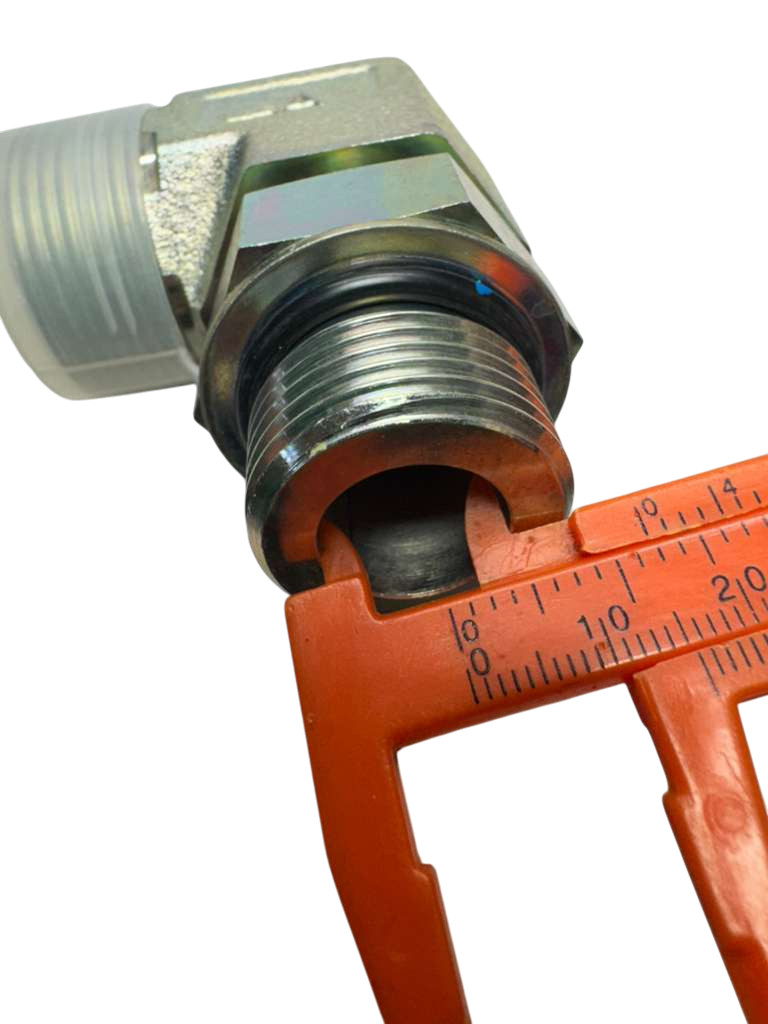Aeroquip WHS 6 Elbow 90 Degree Fitting, C108A2A, 127288, P422809, 81849, TS-12