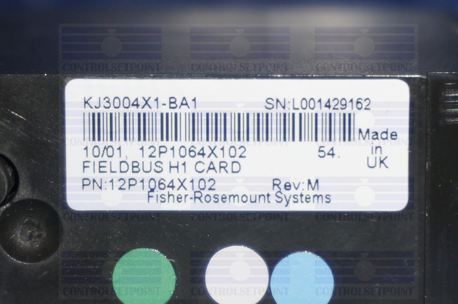 EMERSON DELTAV KJ3004X1-BA1 FIELDBUS H1 CARD KJ3004X1BA1 VE4007 12P1064X122