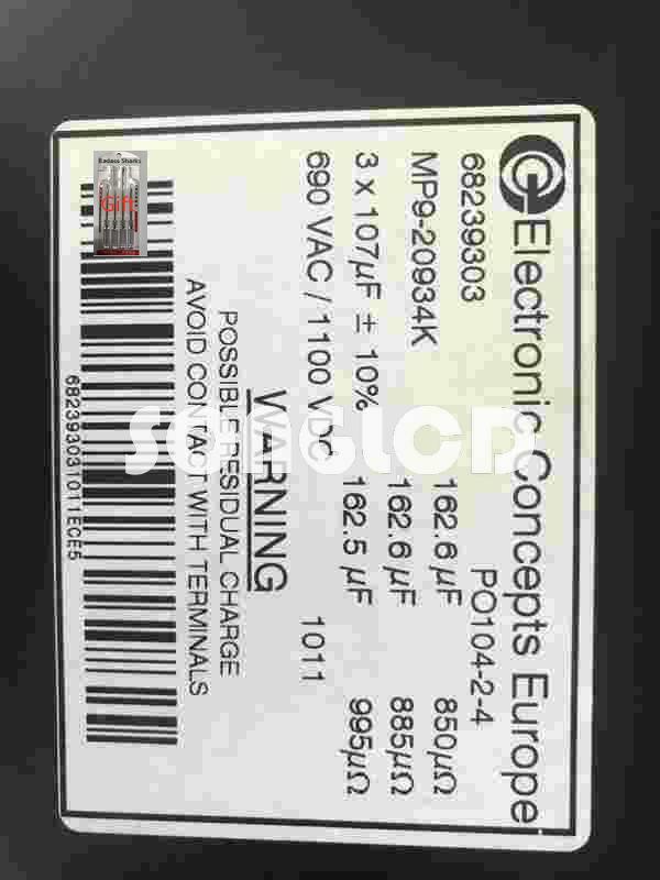 1PCS NEW MP9-20934K 3*107UF via DHL or FedEx
