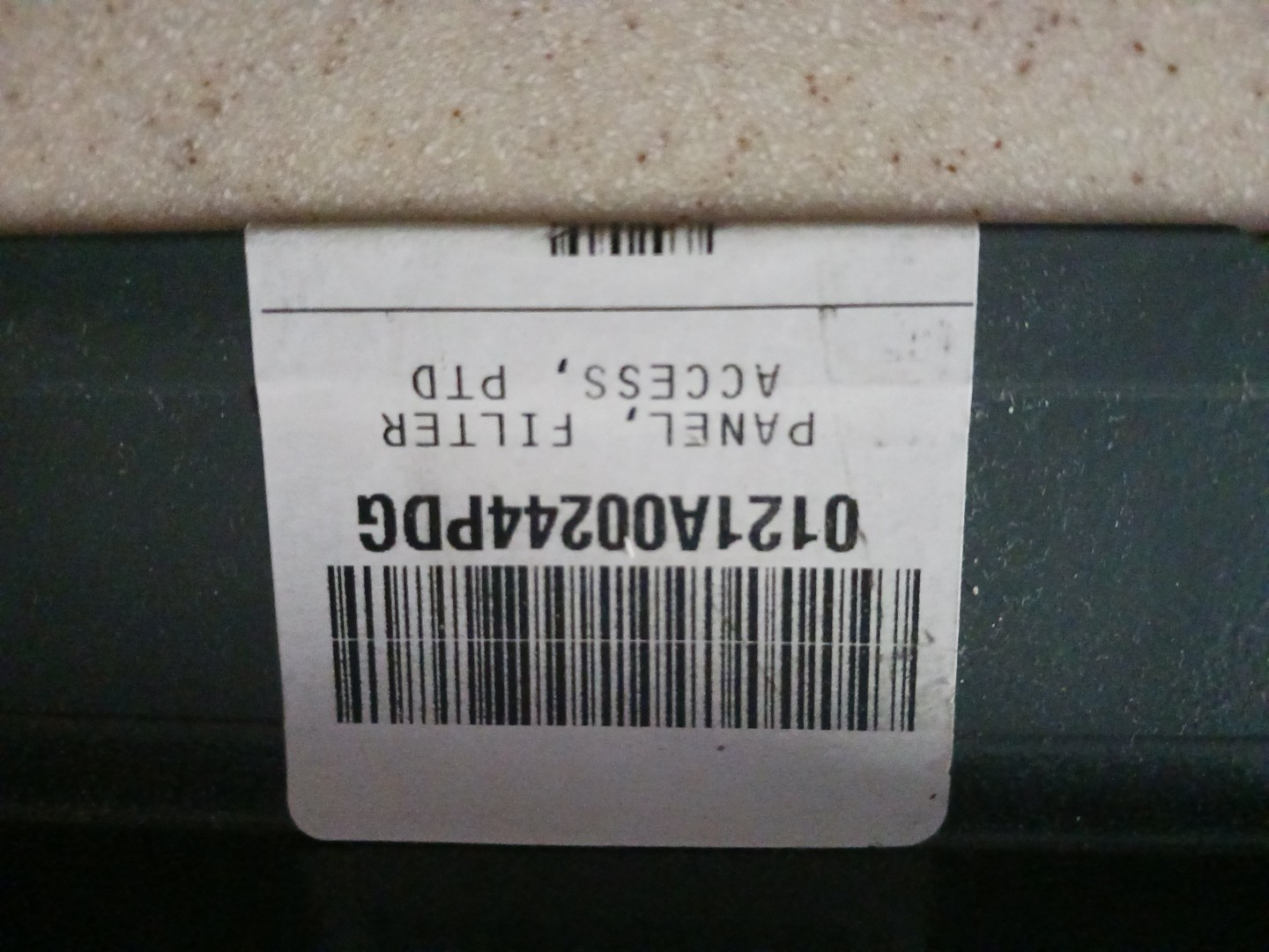 Amana-Goodman 0121A00244PDG PANEL FILTER ACCESS PTD