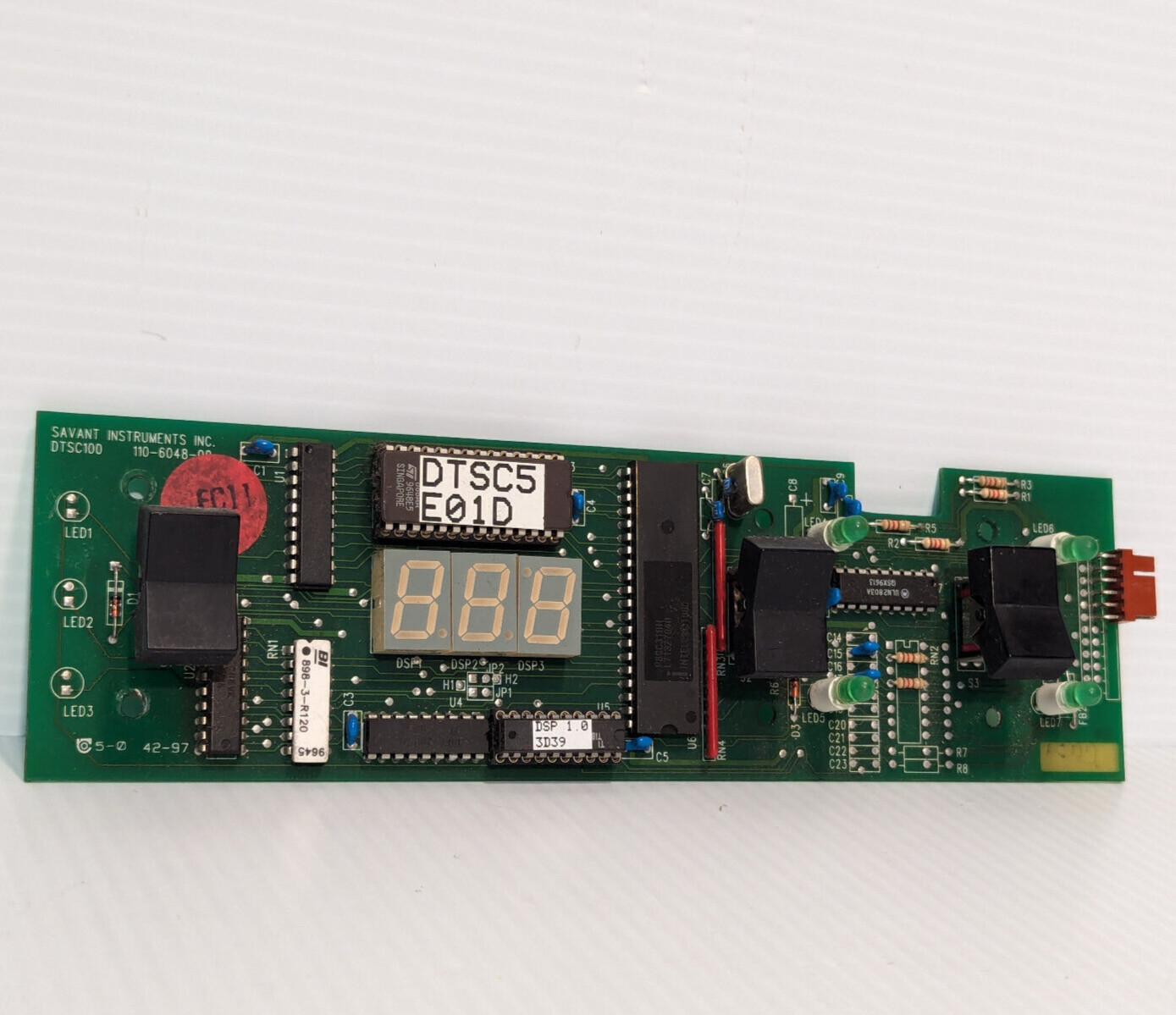 Savant Instruments 110-6048-00 Laboratory Equipment Control Board, LED Display
