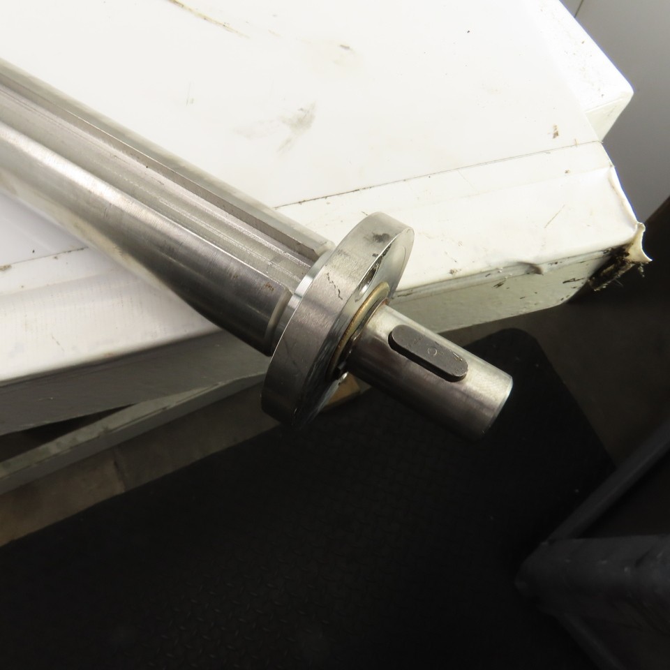 35mm OD Keyed Stainless Steel Shaft 1786mm OAL 20mm Drive Axle