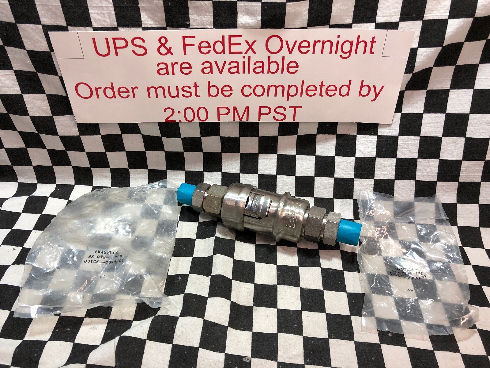 SWAGELOK Quick Connect SS-QT8-B-8PM & SS-QT8-S-8PM, SHIPSAMEDAY