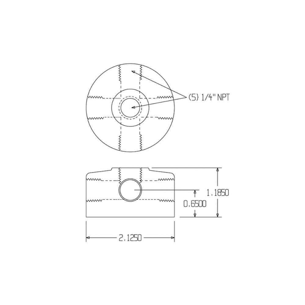 Loc-Line 40463 Magnetic Base 12 Piece Coolant Hose Kit, 1/4″ Hose ID, 1/4 NPT