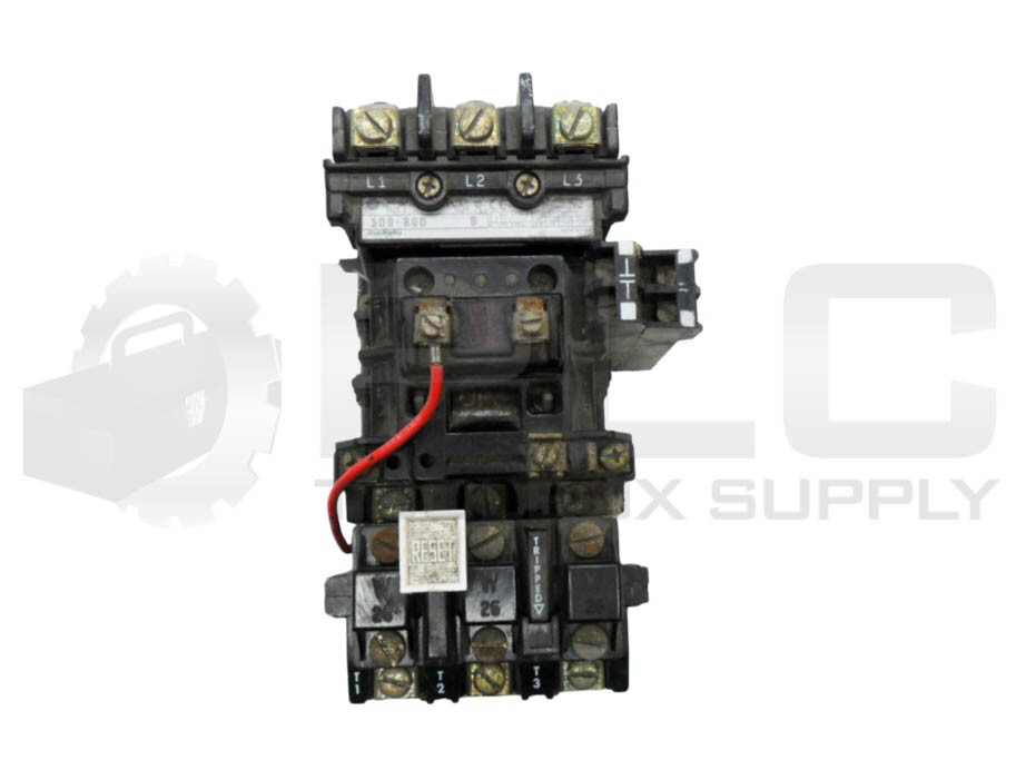 ALLEN BRADLEY 509-BOD /B STARTER W/ 42185-800-01 W/ CB236 W/ 595-AA /C *READ*