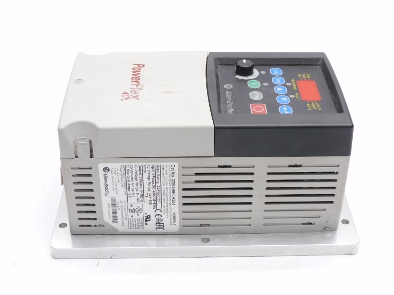 AB 22B-D6P0H204 SER. A 342-528VAC 7.5A F/W 6.02 (AS PICTURED) NUPI US Free Tax