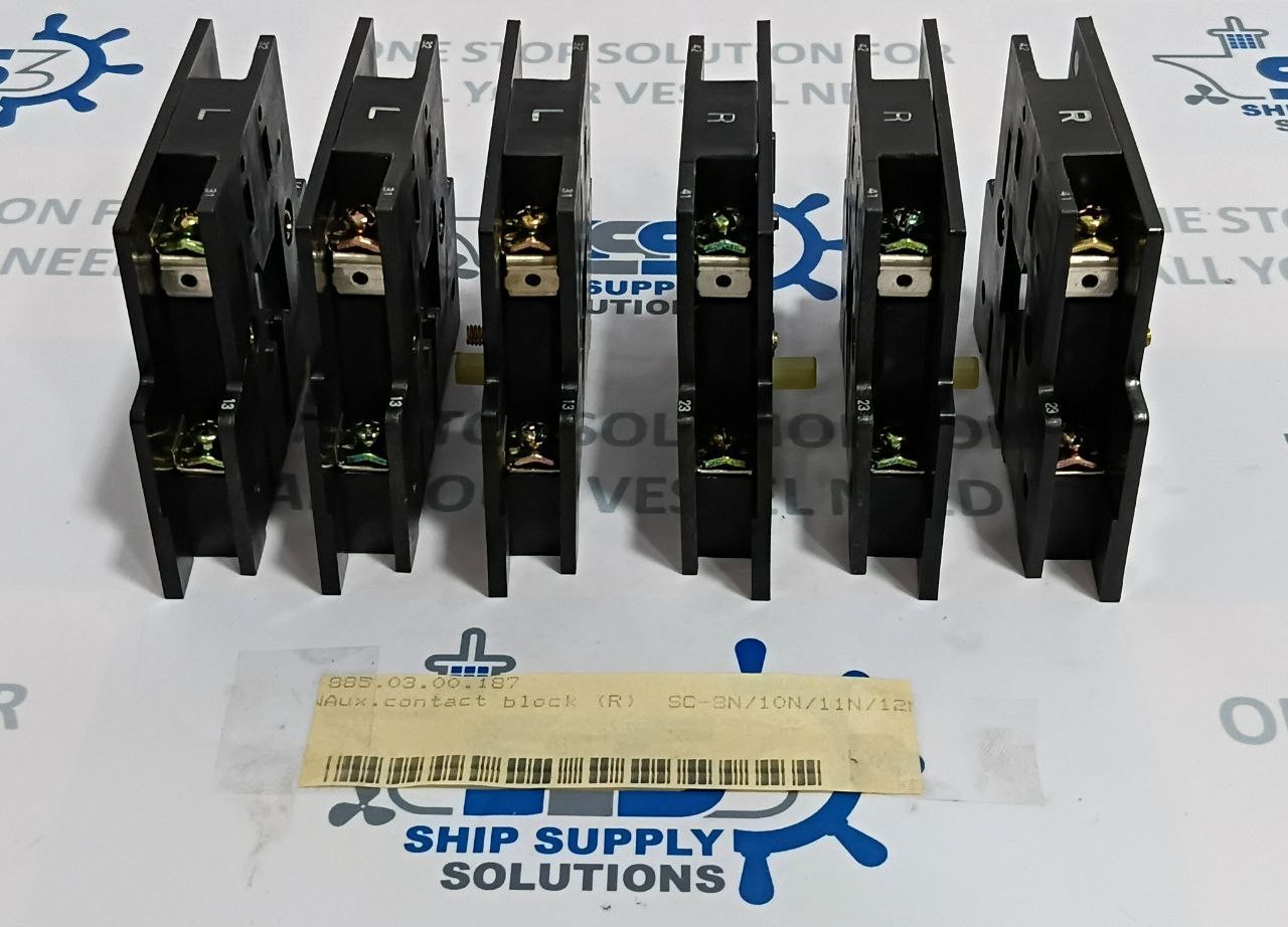 Terasaki SC-8N/10N/11N/12N Auxiliary Contact Block (L & R) (Pack of 3 Sets)