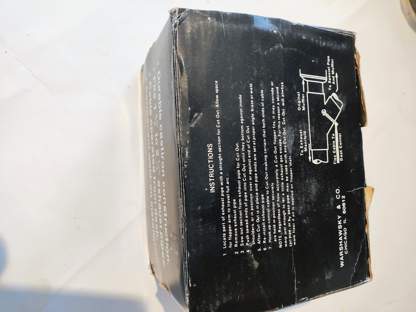 NEW in the Box – WARSHAWSKY & CO. Cast Iron Cut Out- Model 24-1628