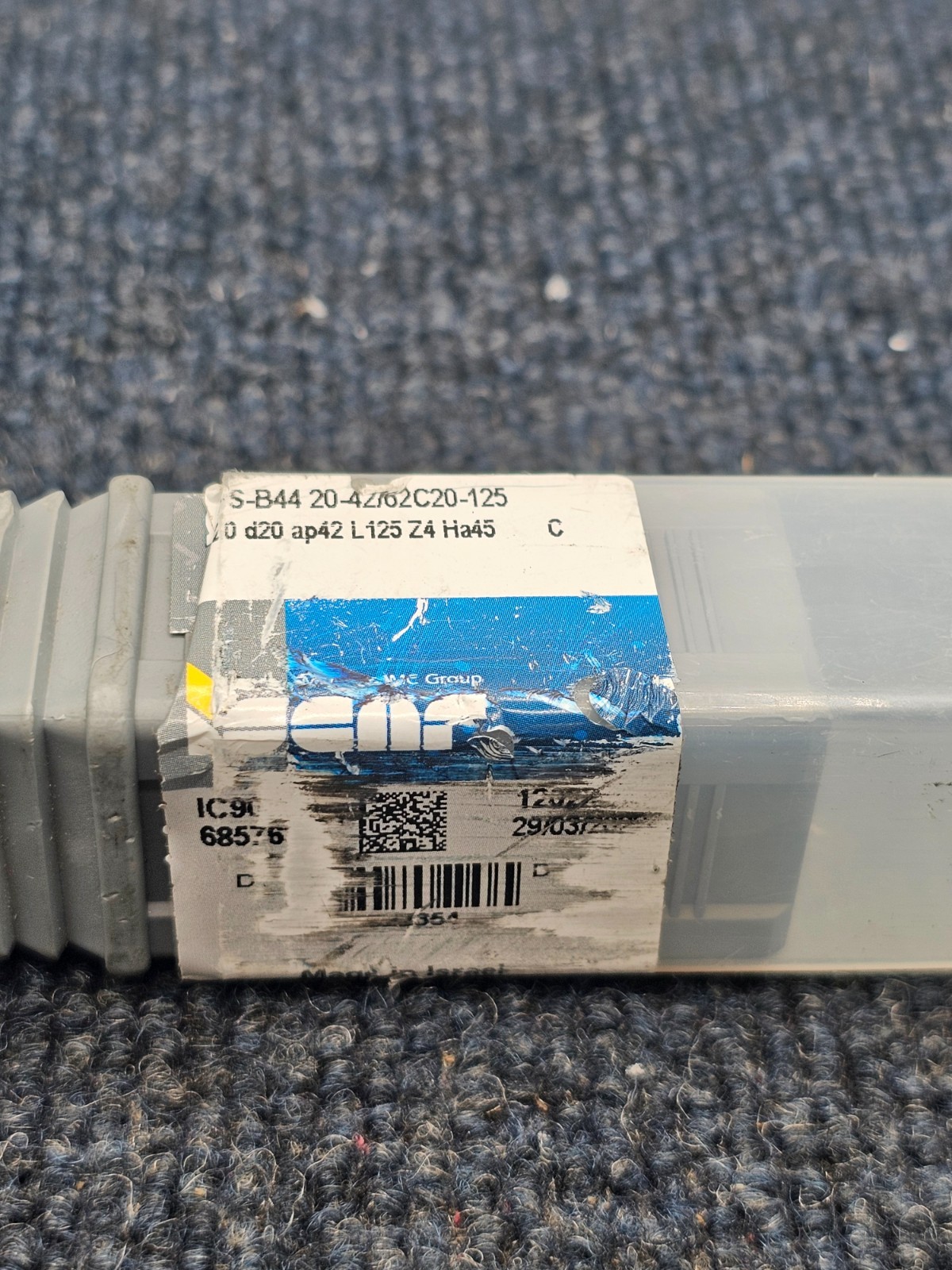 Iscar 622354 S-B44 20-42762c20-125 Square End Mill Solid Carbide