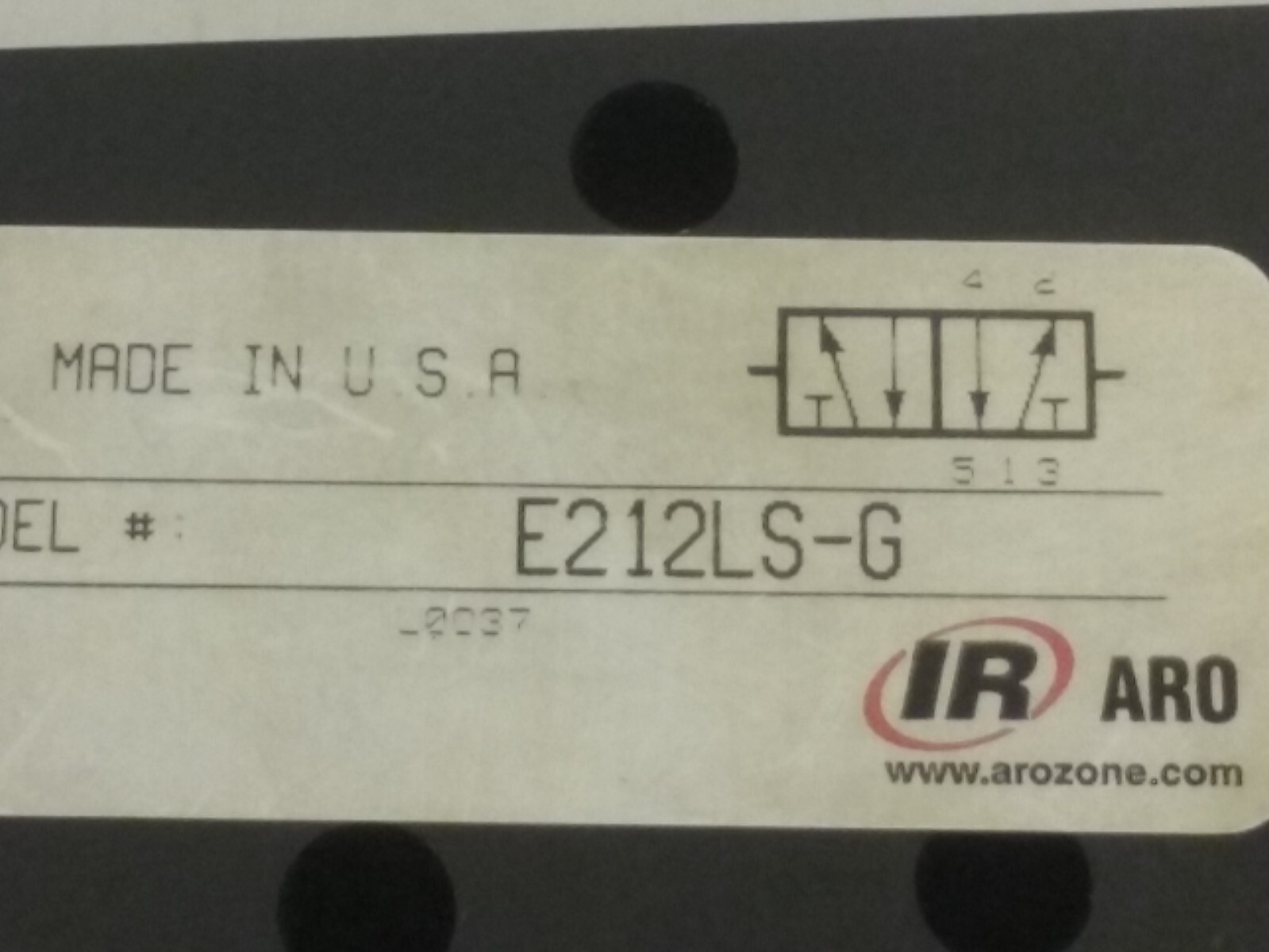 INGERSOLL RAND E212LS (E212LS-G) MANUAL AIR CONTROL VALVE, 4-WAY, 1/4″ NPT