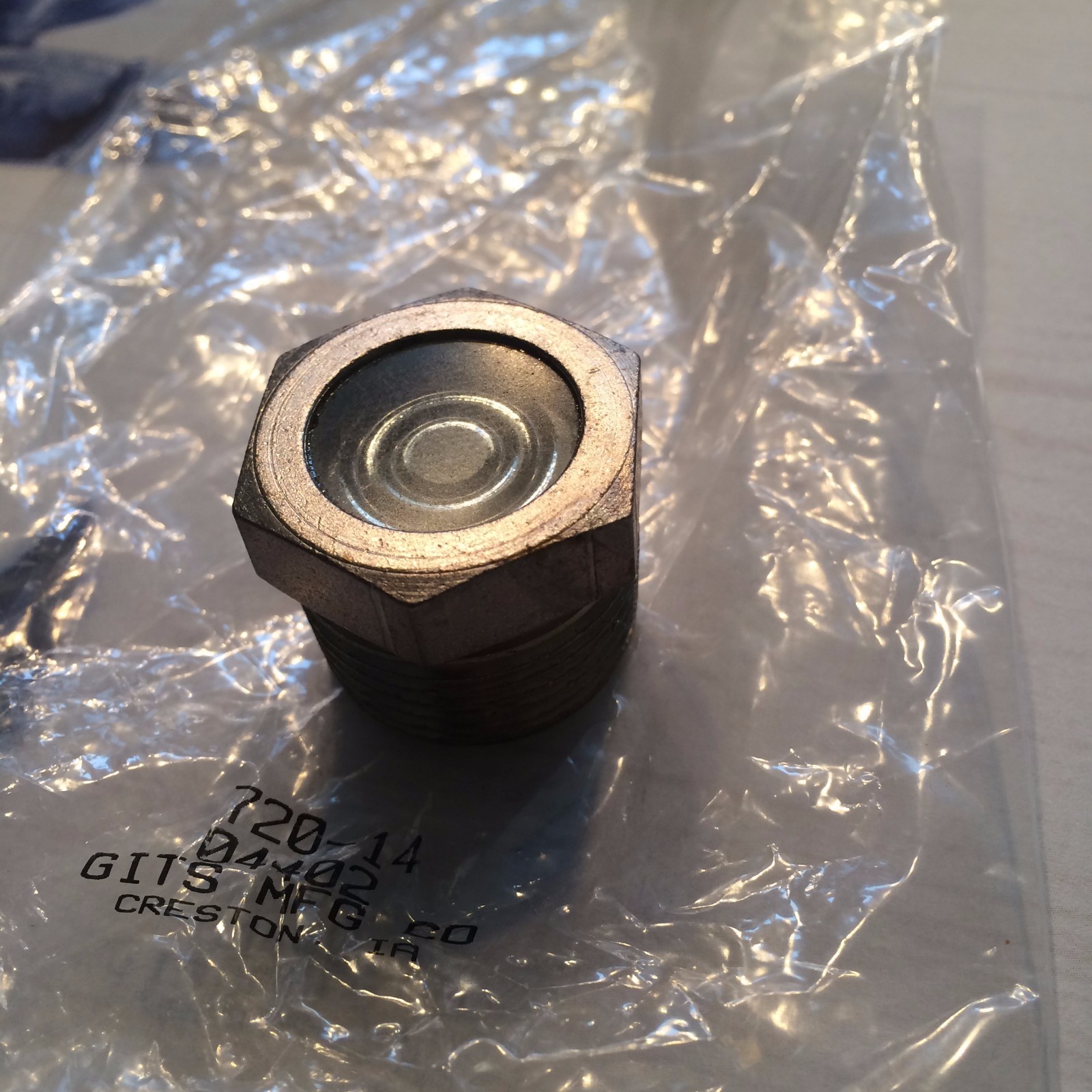 GITS MFG. CO. 04402 PORTHOLE GAUGE WITH OPEN BACK BW50 NSN: 680 01 037 1062