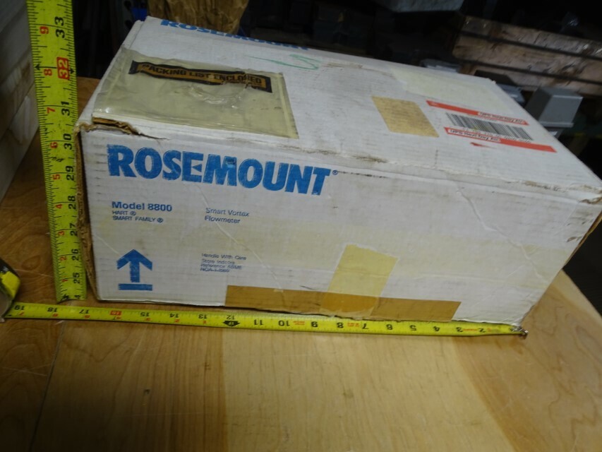 Rosemount Smart Vortex Flowmeter -40 F – 185F, 12-42VDC, 8800
