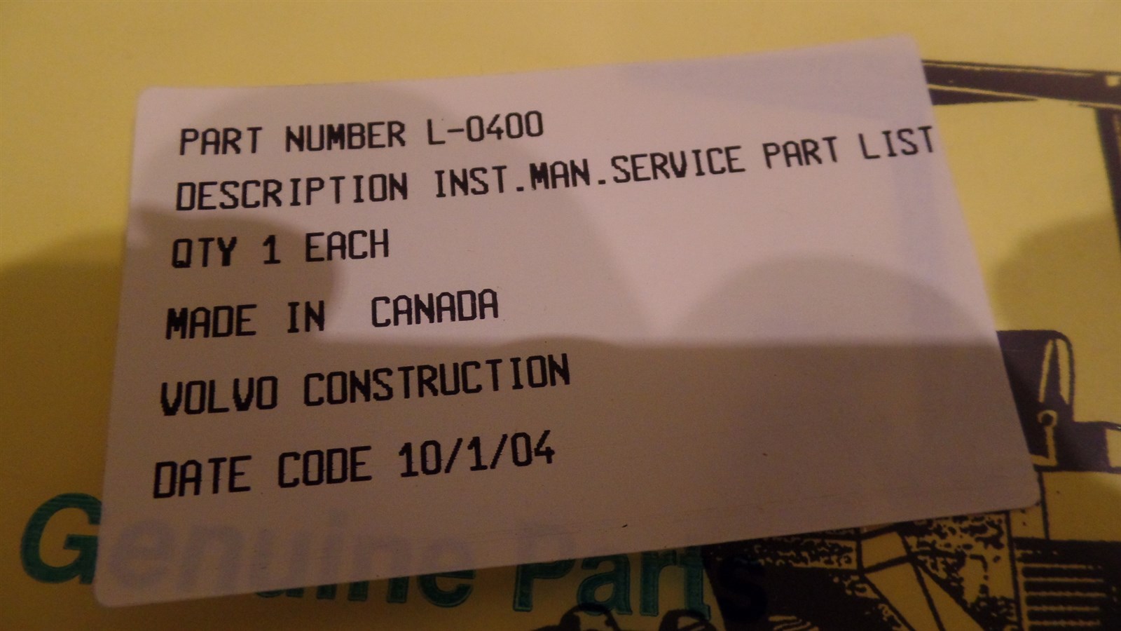 SUPERPAC MODEL 400 / 400P INSTRUCTION & SERVICE MANUAL L-0400, L0400, 1110171