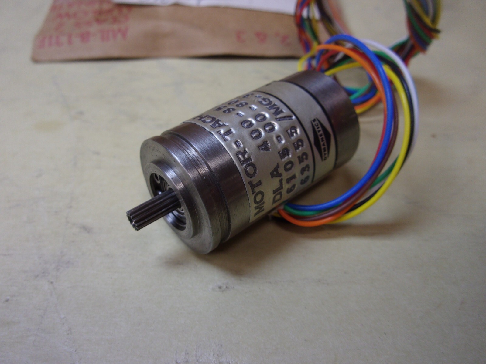 Dymanetics 6105-00-809-7509 Tachometer Generator Motor MG-30